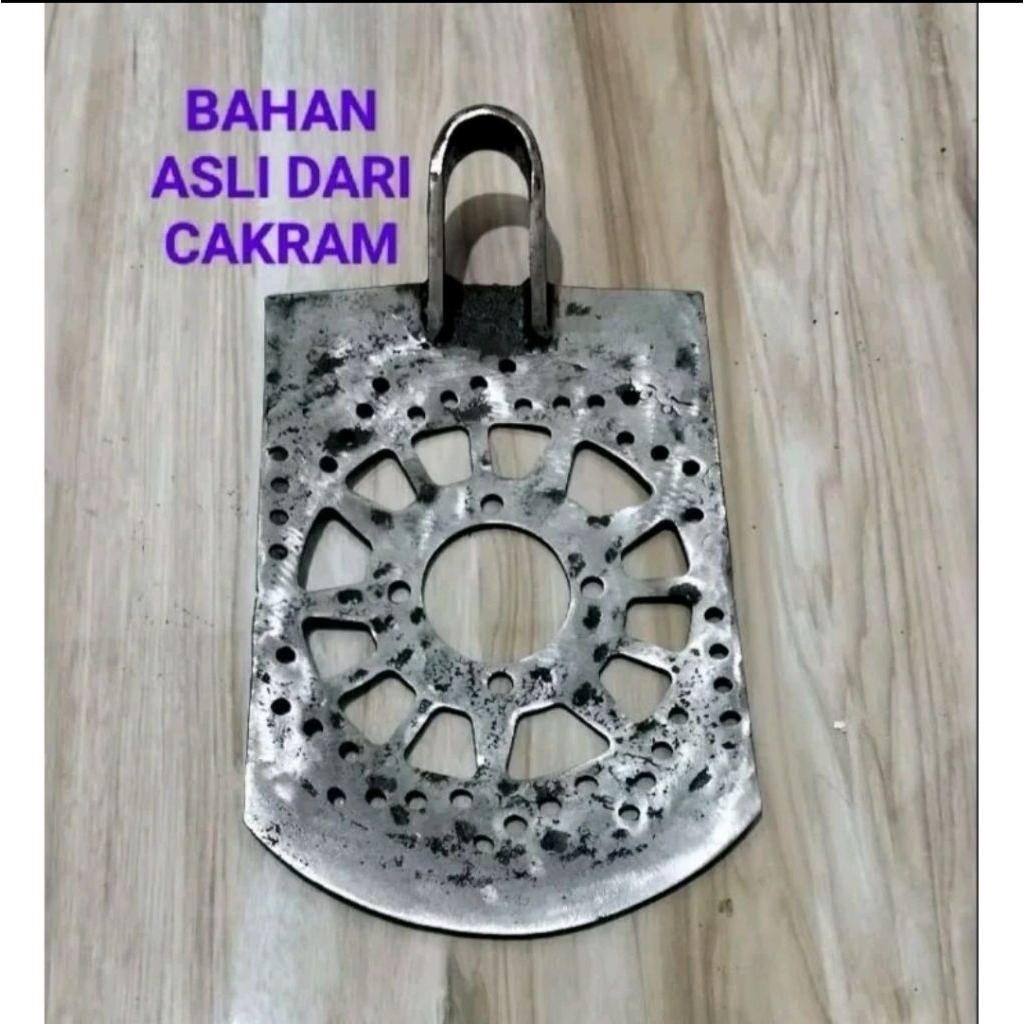 Cangkul Cakram Anti Lengket - Pacul Cakram Motor Baja Anti Lengket