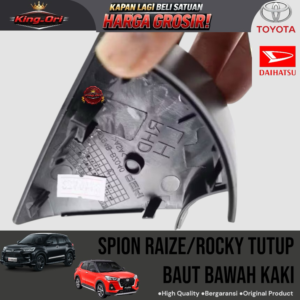 Original Spion Toyota Raize Daihatsu Rocky Tutup Baut Bawah Kaki