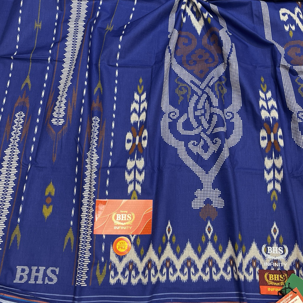 SARUNG BHS INFINITY GOLD V32 PKE 1 BIRU