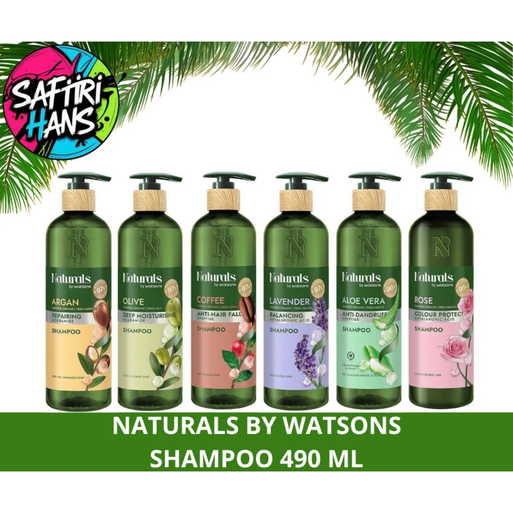 NATURALS BY WATSONS Shampoo All Variant  490 ML