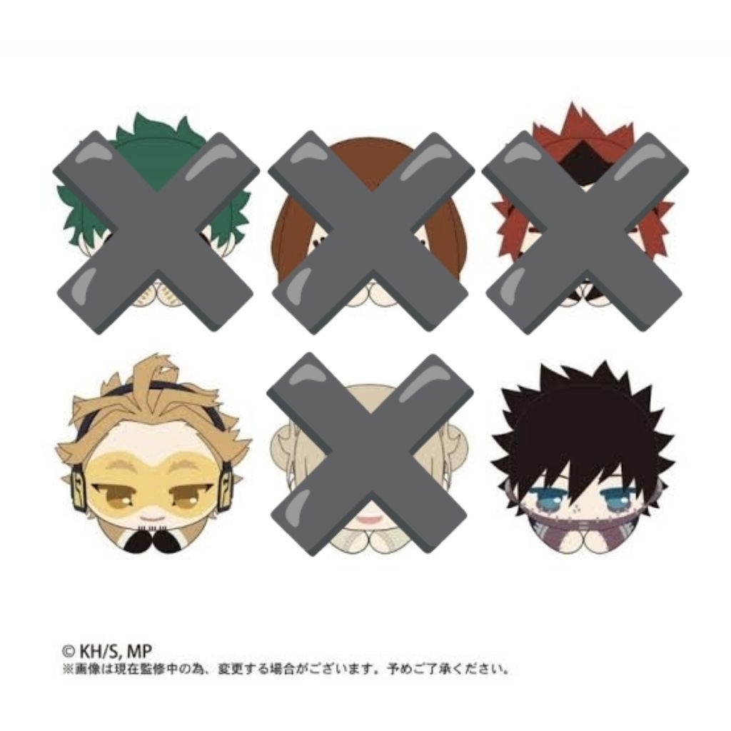 [Preloved] Boku No Hero Academia - Plush Keychain - Hug Character Vol 3- Dabi & Hawks