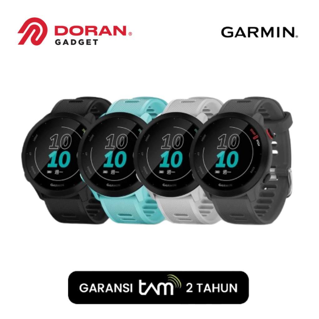 Garmin Forerunner 55 FR55 FR 55 Original Smartwatch 5ATM Fitness Tracker Smart Watch Running Jam Tan