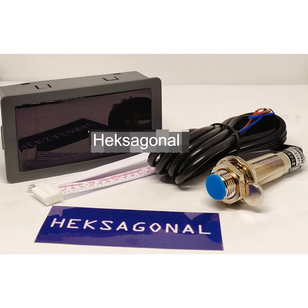 Digital LED blue tachometer RPM proximity switch sensor Balikpapan