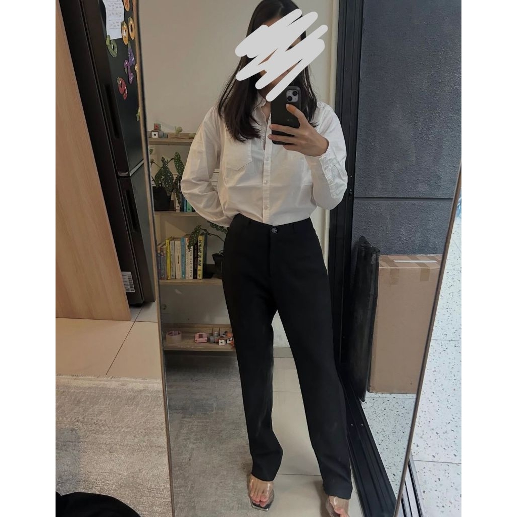 Celana Kerja Hitam/Celana Formal/Celana Kain Wanita/Celana Hitam/Celana Wanita Hitam