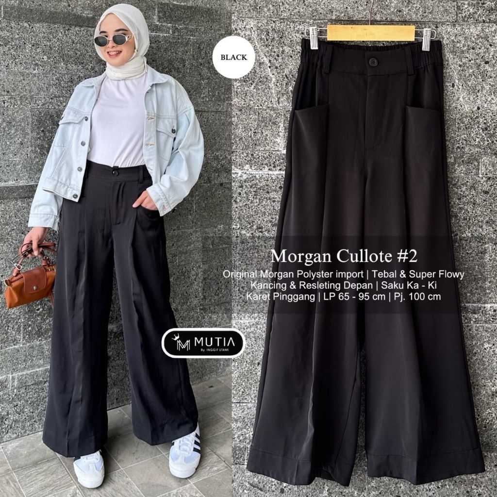MORGAN CULLOTE #2 (CELANA KULOT WANITA BAHAN NYAMAN) MUTIA