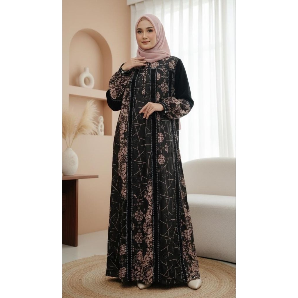 gamis jaguar mix jetblack