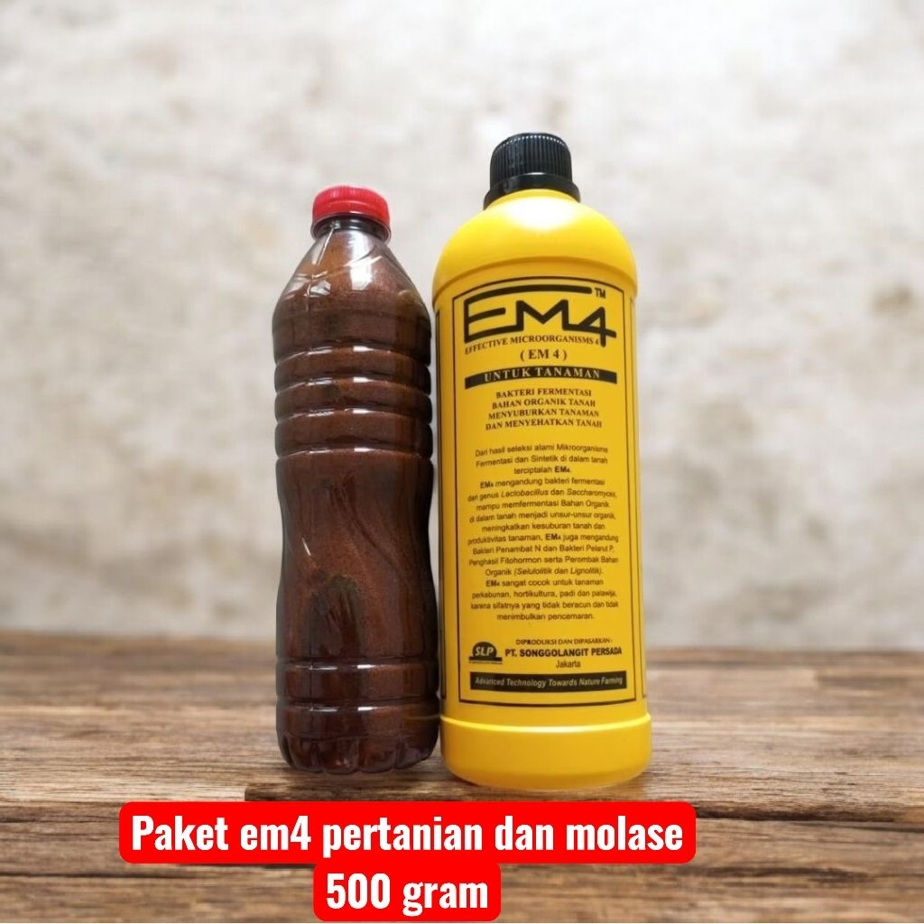 em4 dan molase 500 gram paket pertanian