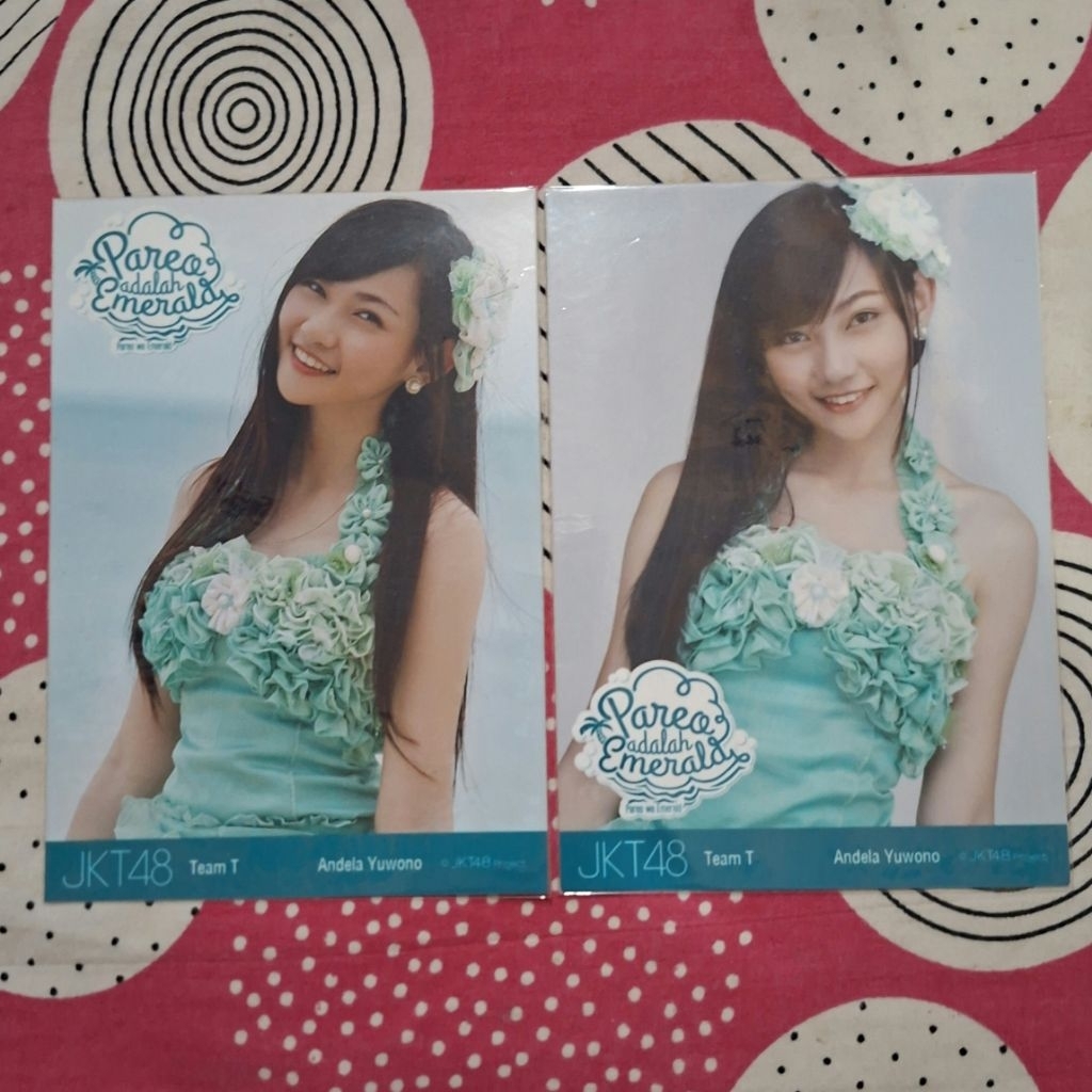 Photopack Andela Jkt48 Set Single Pareo Adalah Emerald