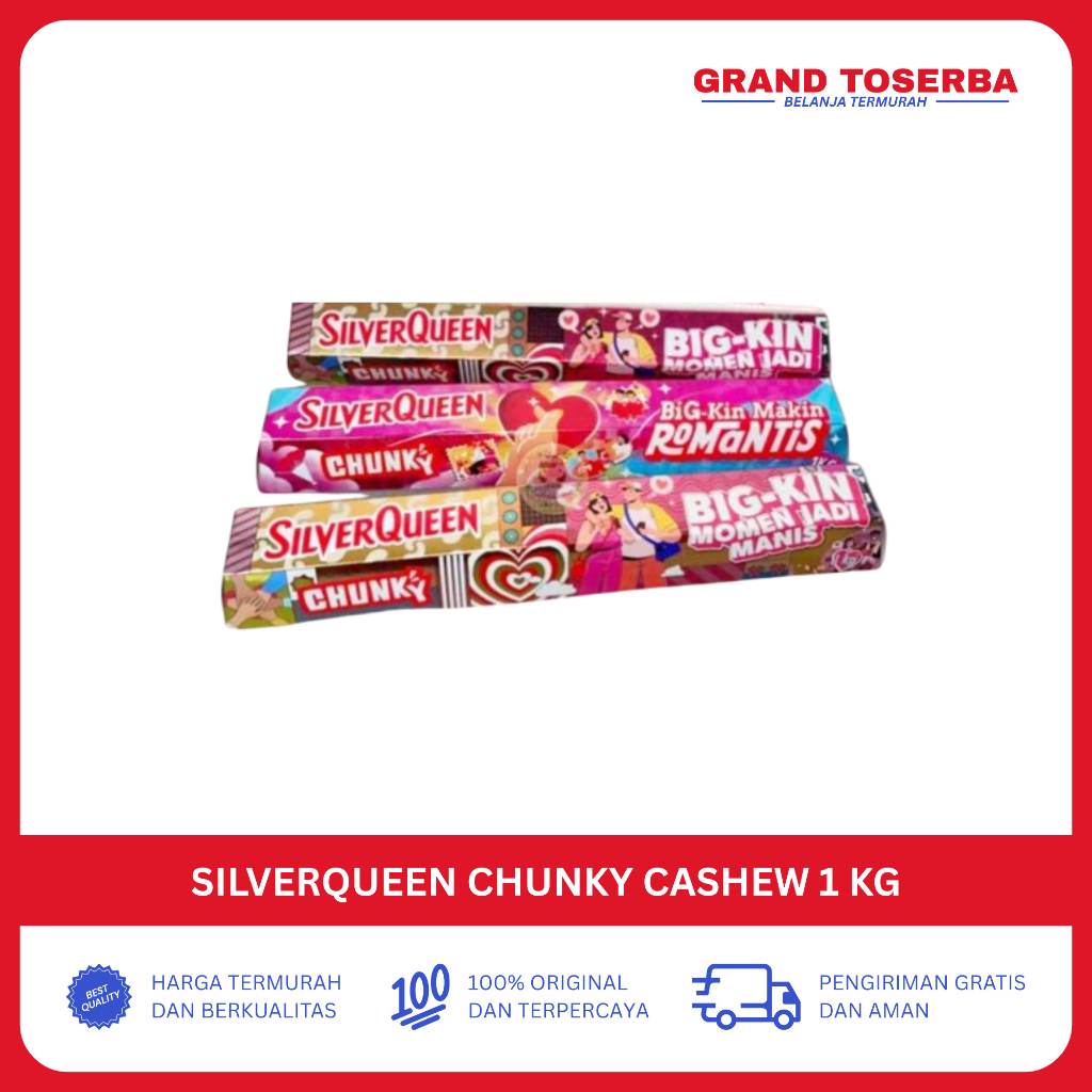 Coklat Silverqueen Jumbo 1kg Persediaan Terbatas