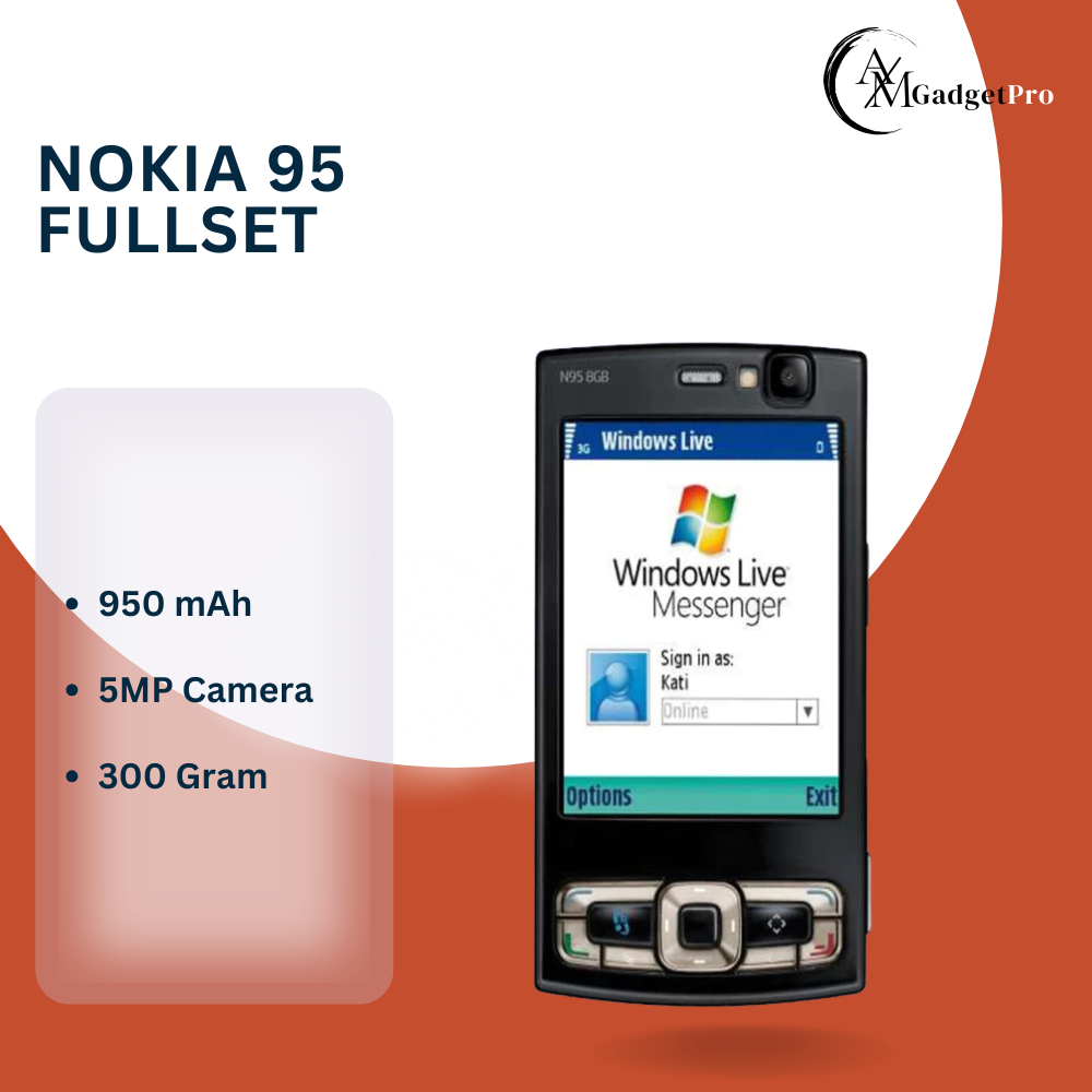 Nokia N95 Original HP Jadul Langka Klasik Legendaris