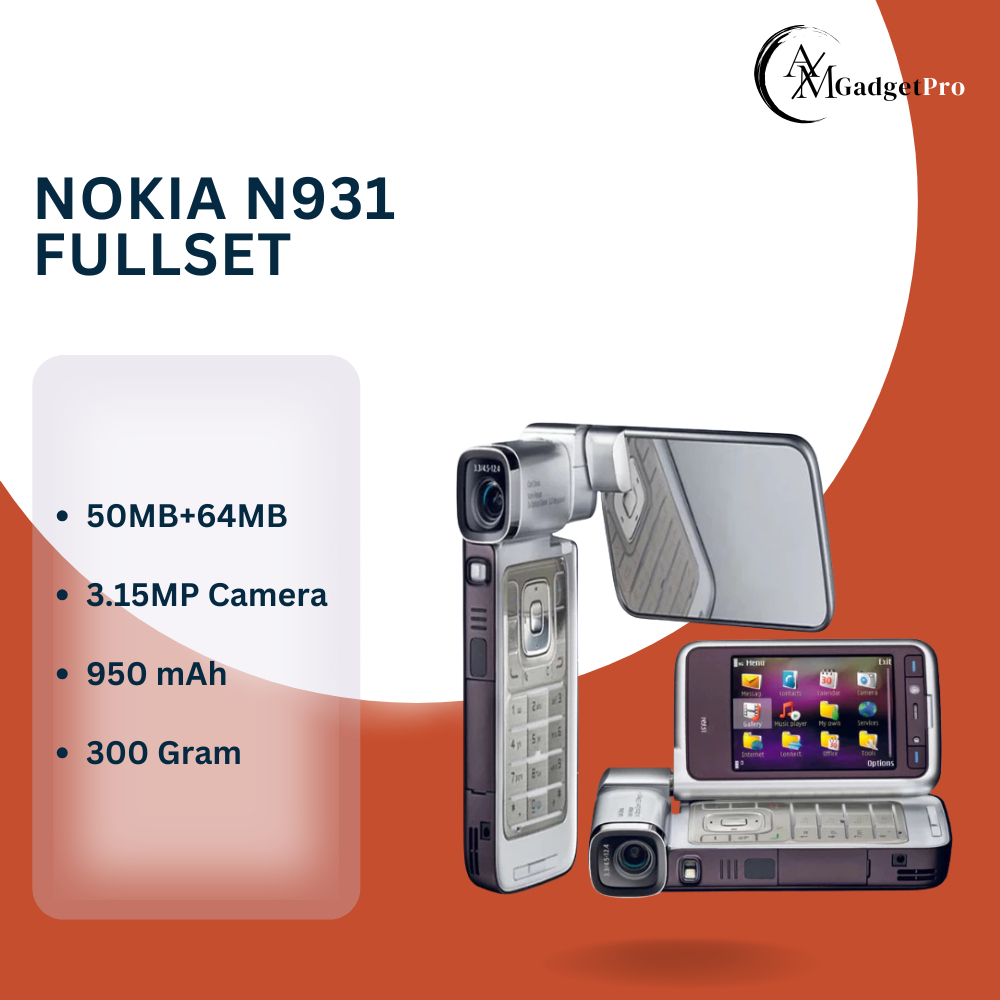 Nokia N931 Original Fullset Hp Jadul Klasik Legendaris