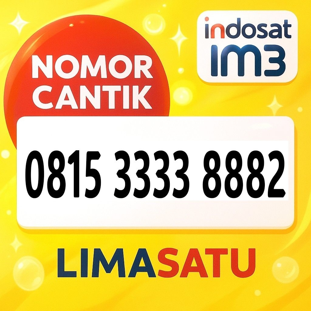 Nomor Cantik Indosat Nomor Cantik IM3 Triple Kwartet/ kwartet Triple