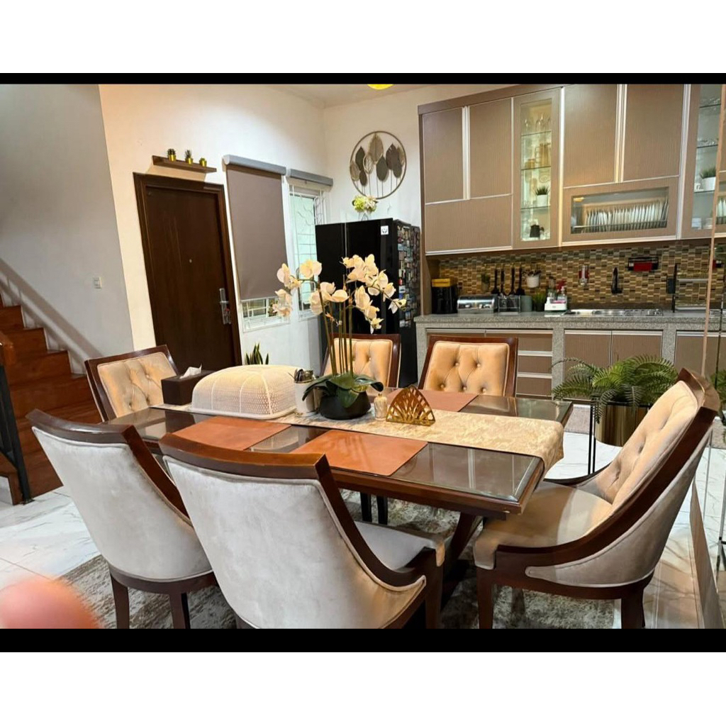 Set Meja Makan Minimalis Jati Meja Makan Jok Minimalis Jati