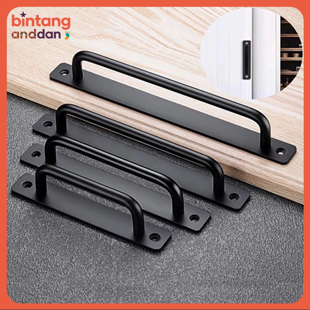 Handle Pintu Sliding Rumah Tarikan Geser Laci Minimalis Bahan Aluminium