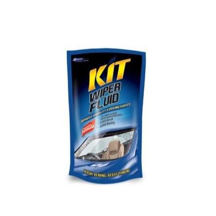 Kit Wiper Fluid Pouch 400 ml obat air cairan wiper efek daun talas