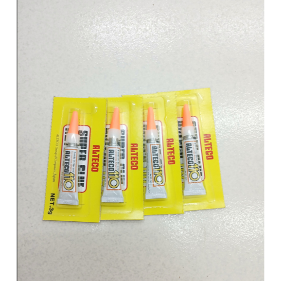 Lem Super Glue Alteco 3 Gram - Rekat Kuat, Aman, Praktis