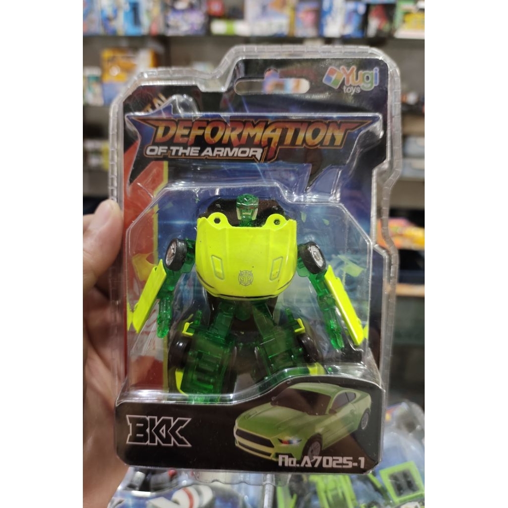 MAINAN ROBOT MOBIL DEFORMATION OF THE ARMOR BAHAN METAL