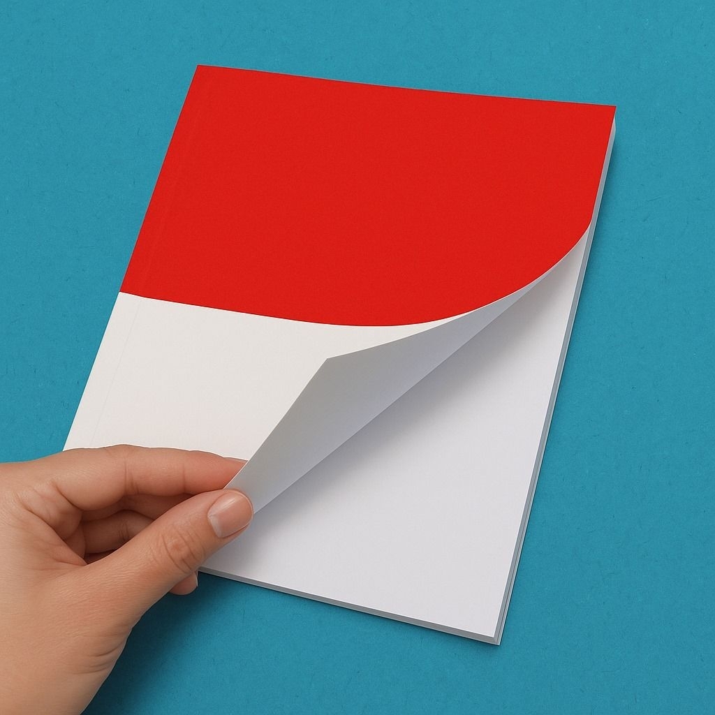 BUKU + SAMPUL MERAH PUTIH - BUKU BOXY SAMPUL MERAH PUTIH ISI 1pcs