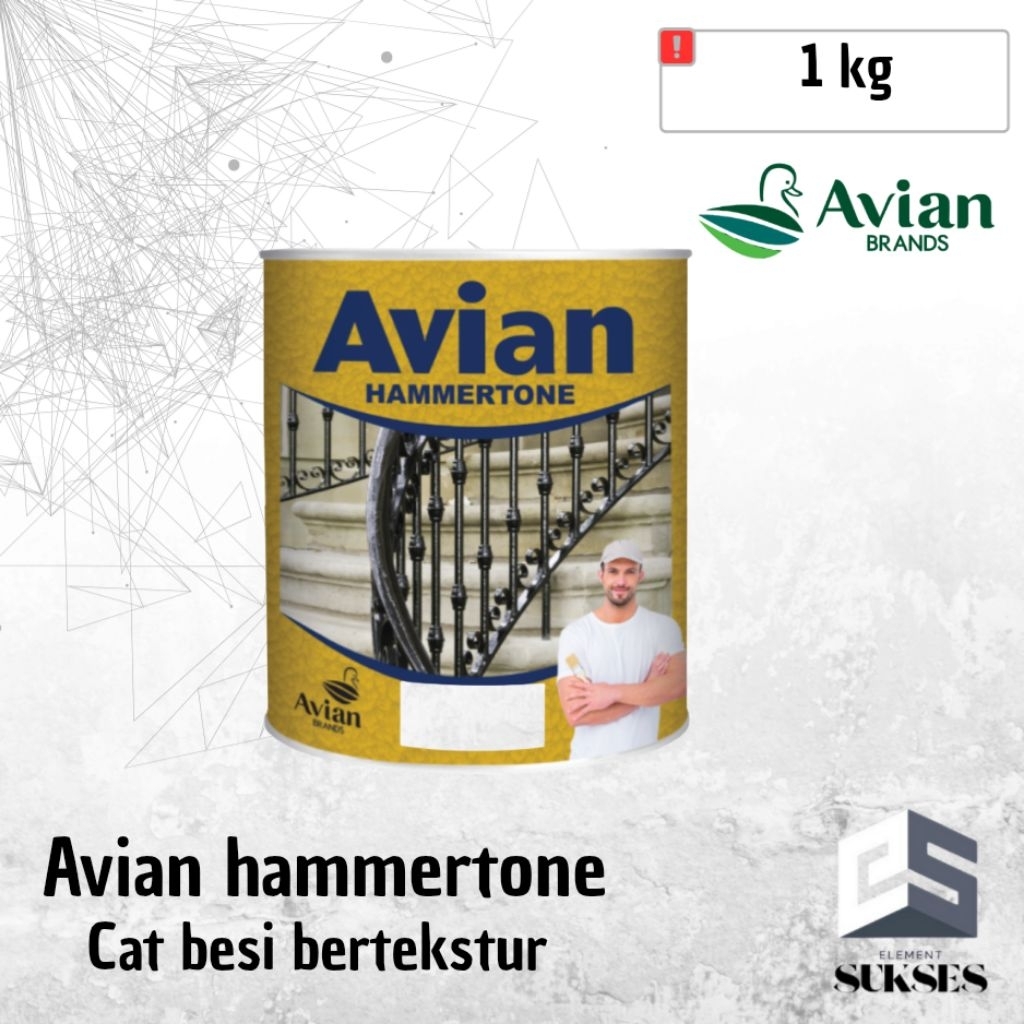 AVIAN HAMMERTONE Cat besi bertekstur 1Kg