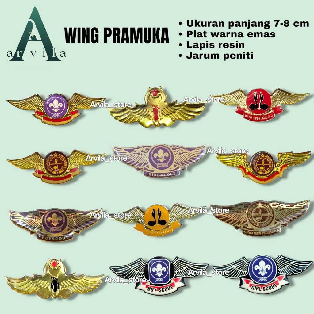 Wing Pramuka / brevet pramuka / semua wing pramuka ( pramuka )