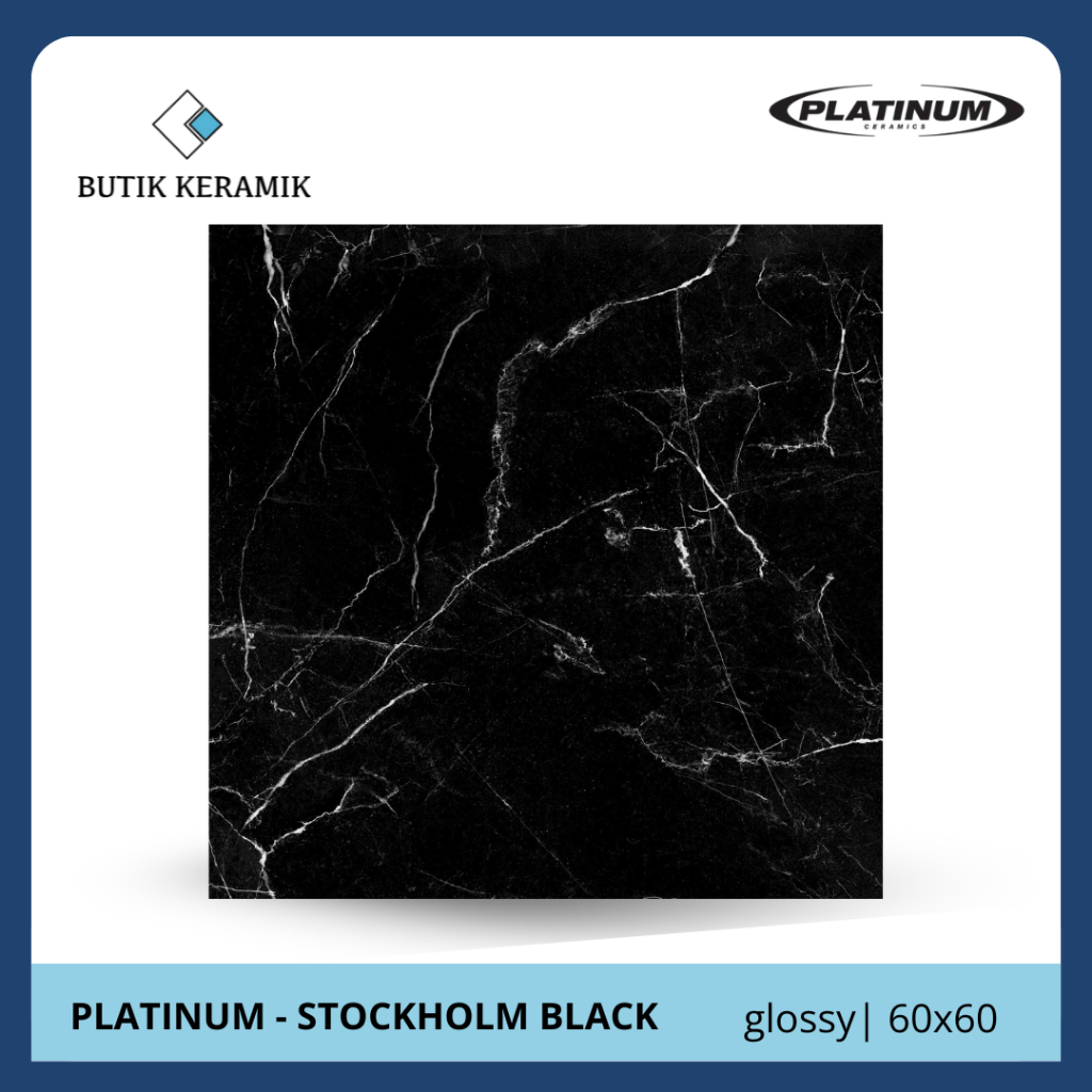 Keramik 60x60 Glossy | Platinum | Stockholm | Glossy | Grade A / KW 1 | Keramik Lantai IKeramik Hita