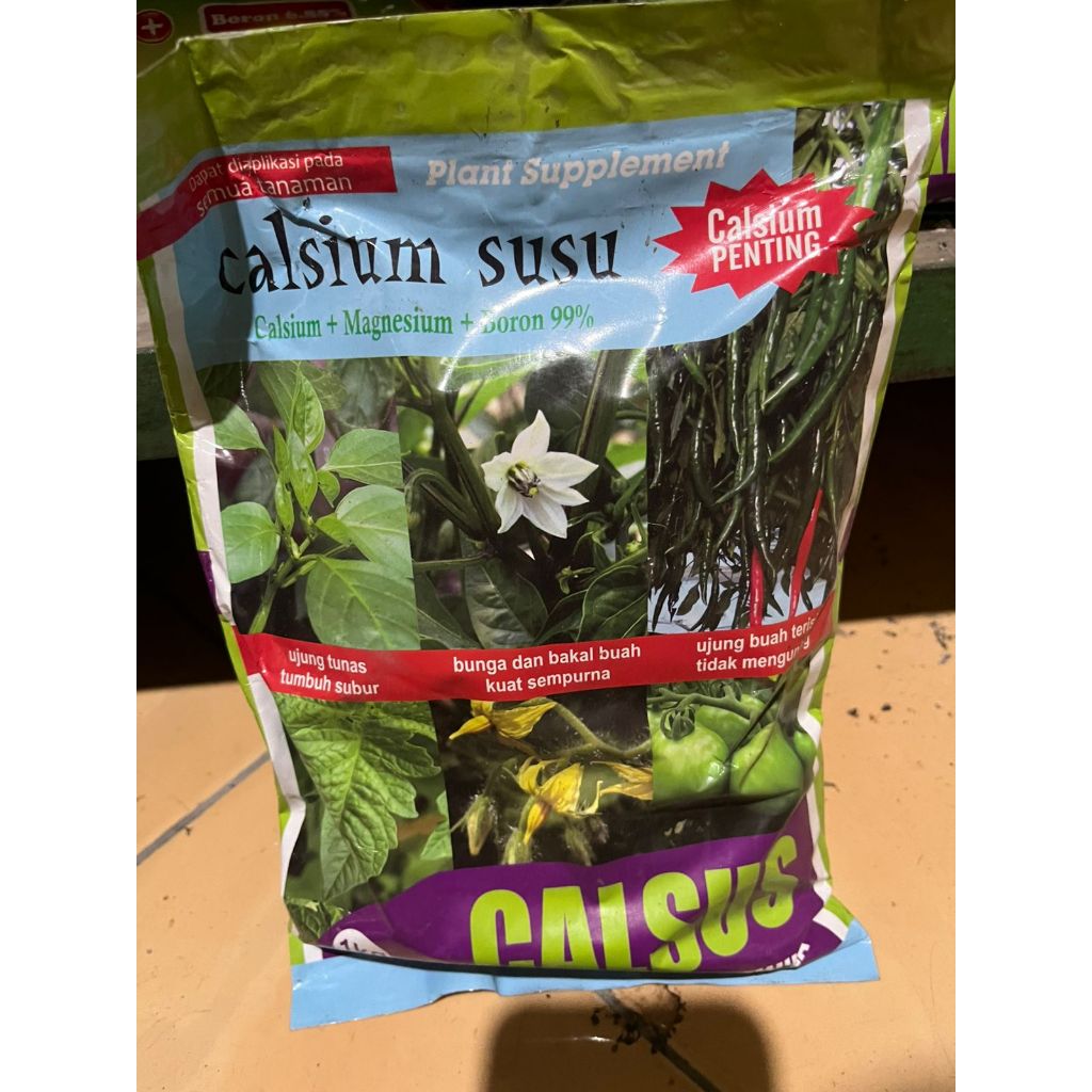 PUPUK KALSIUM SUSU kalsium + magnesium + boron 99% 1KG KALSUS CALSUS