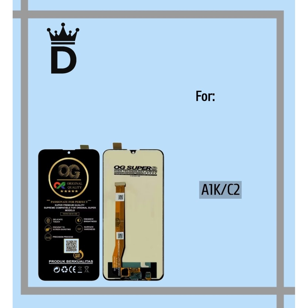 LCD TOUCHSCREEN OPPO A1K/C2 FULLSET