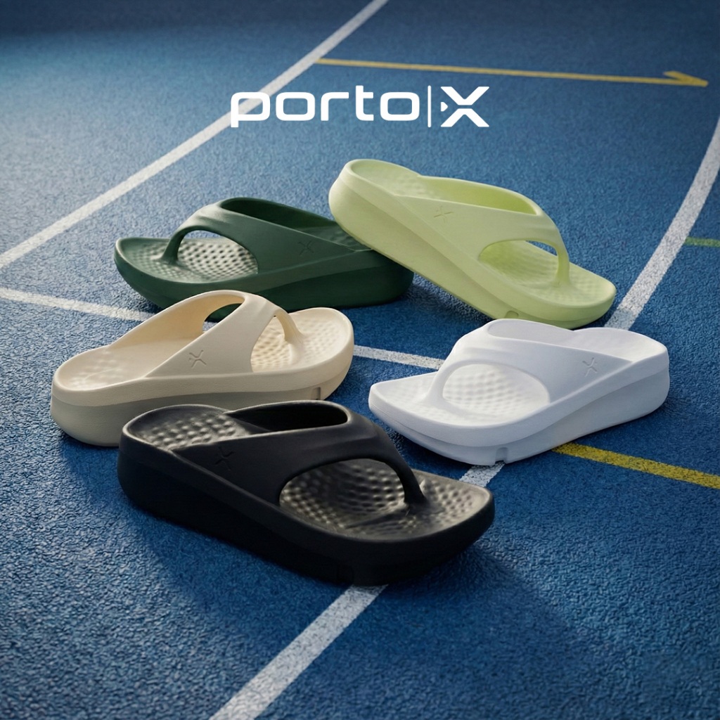 Porto X Sandals - Aalto Flip Flops Sendal Recovery Jepit Recovery Pemulihan Adaptifoam
