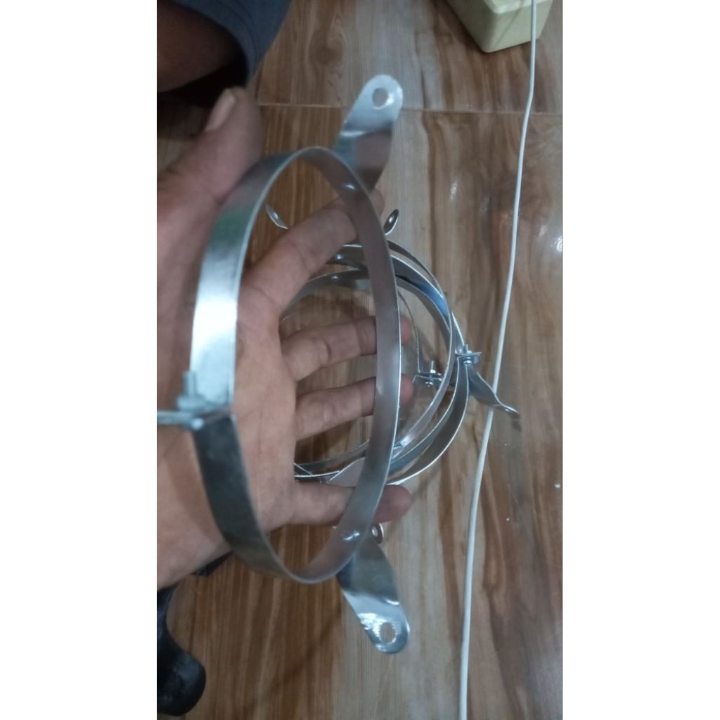 Bracket Ring Lampu/Breket Lampu Vespa New Px/Breket Lampu Setang New Px