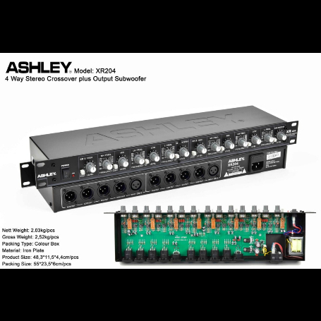 Crossover Ashley XR 204 / XR204 4 WAY Subwoofer Original