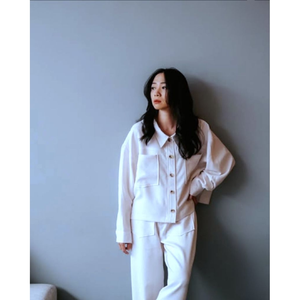 MAVEN x Ame Gonta - Babor Top / Outer in Snowdove