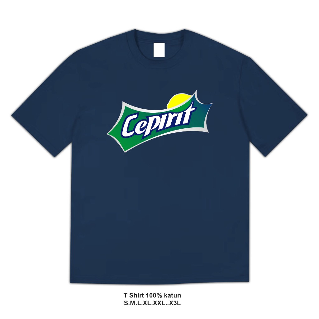 T-sshirt kaos unisex pria dan wanita Plesetan brand CEPIRIT seprit 100% katun / kaos parodi / kaos u