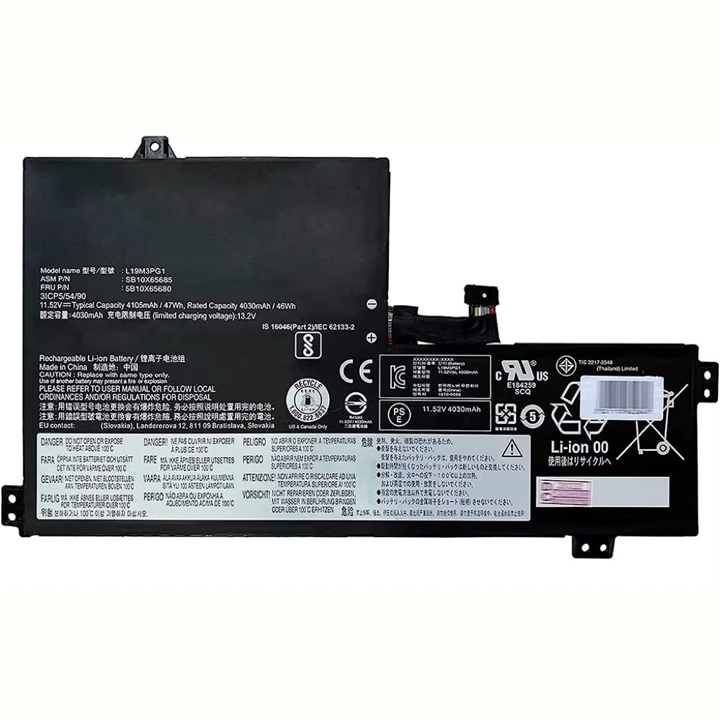 Baterai Laptop L18D3PG1 L19C3PG1 100e 300e Chromebook 2nd Gen AST 82CD 82CE Series L19L3PG1 L19M3PG1