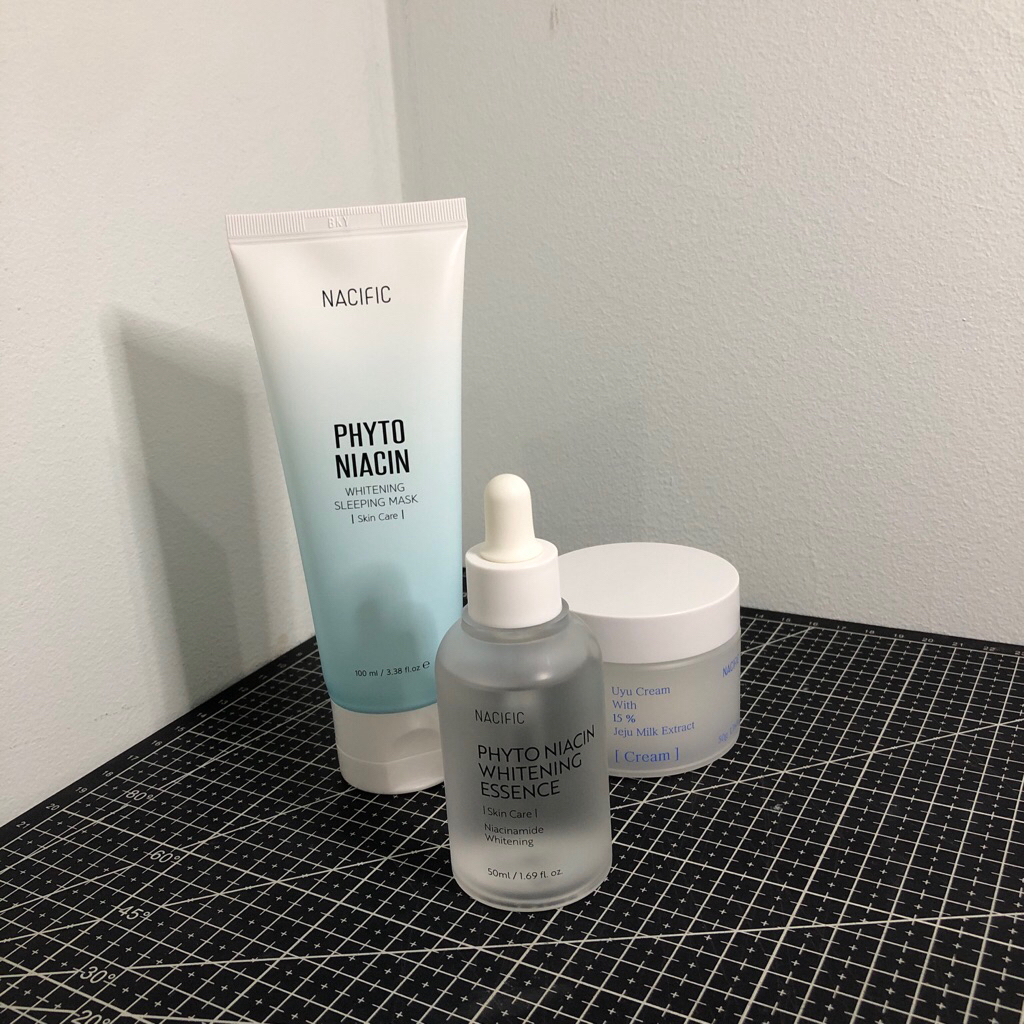 PRELOVED SKINCARE NACIFIC PHYTO NIACIN ESSENCE SERUM UYU CREAM MOISTURIZER HADALABO GOKUJYUN SERUM
