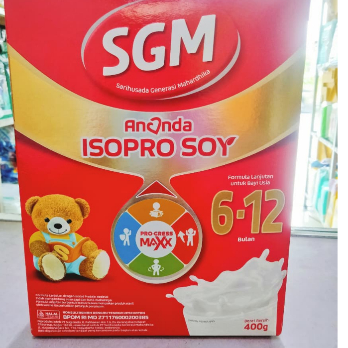 Sgm Isoppro Soya 6-12 bulan 400gr