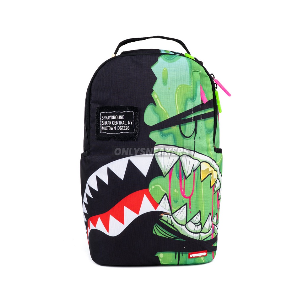 SPRAYGROUND ZOMBIE OOZE SHARK CENTRAL BACKPACK