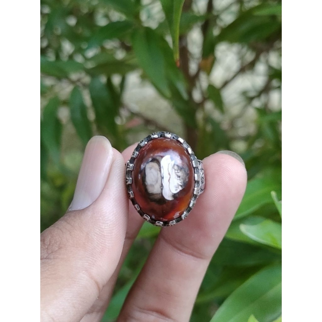 akik Sulaiman madu pamor bungkem