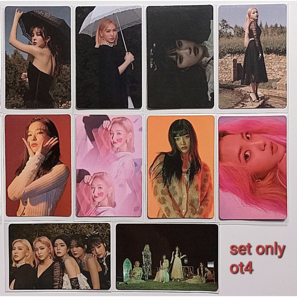 Photocard Official Red Velvet Sticker Finale Psycho Era Seulgi Wendy Joy Yeri Irene Sticker MD set o