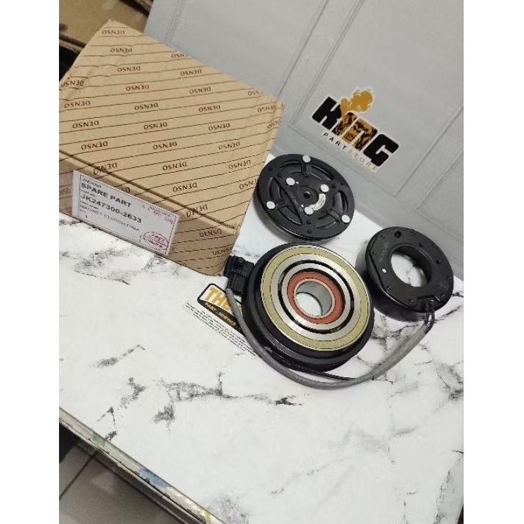 MAGNET CLUTCH PULLEY PULI KOMPRESOR AC AV AVANZA 1.3 XENIA 1.3 2003-2011 ORI DENSO