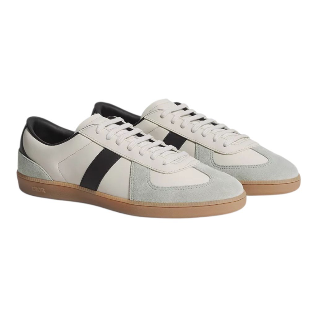Damen Herren Sneakers Smooth Calfskin Suede Leather Upper White OROR