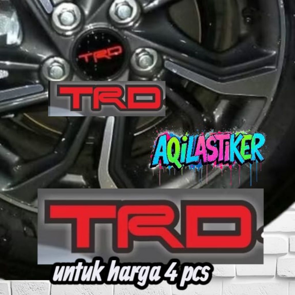 stiker trd pelek mobil