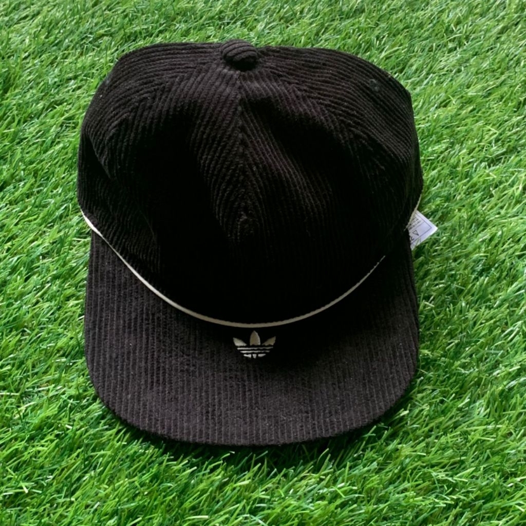 TOPI ADIDAS CORDUROY HAT BLACK SKATEBOARDING | TOPI 6PANEL ADIDAS
