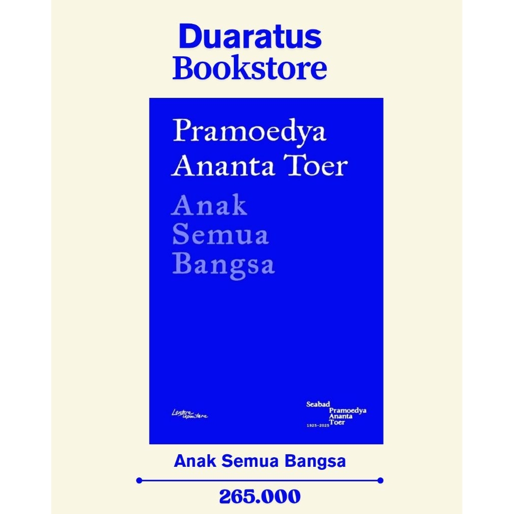 Anak Semua Bangsa – Pramoedya Ananta Toer