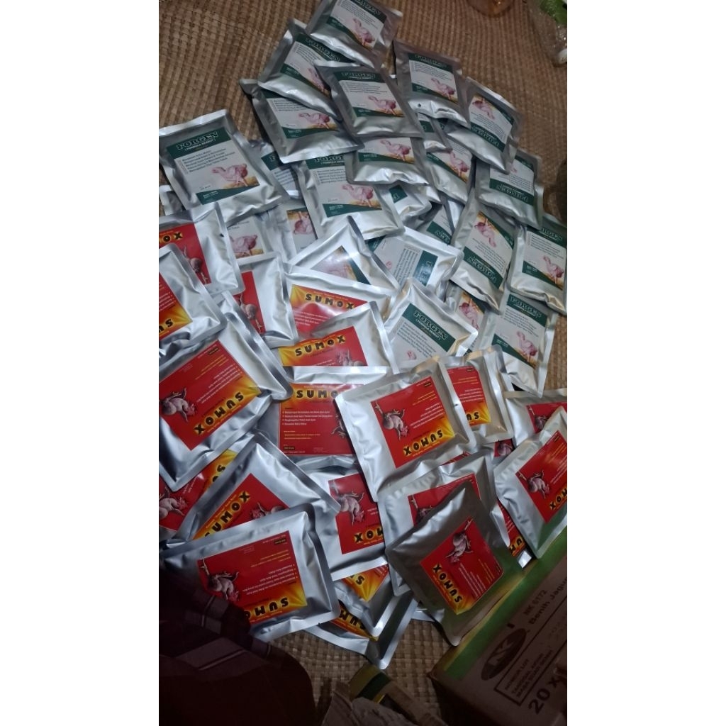 1 PAKET FORGIL 10 BUNGKUS SUMOX 10 BUNGKUS FORGEN 10 BUNGKUS