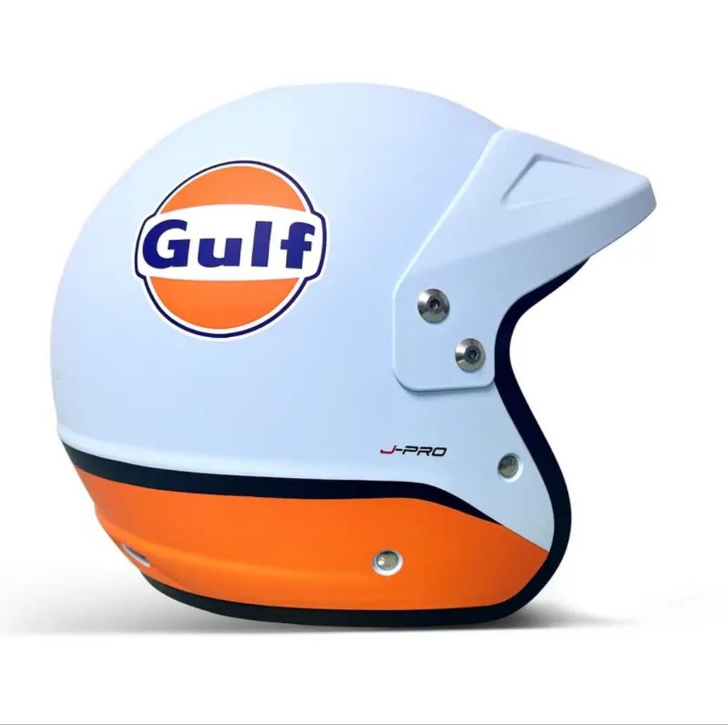 Helm Sparco J-PRO GULF (ECE 22.06) | GULF Special Edition | Motorsport Sparco Helmet Original Italy 