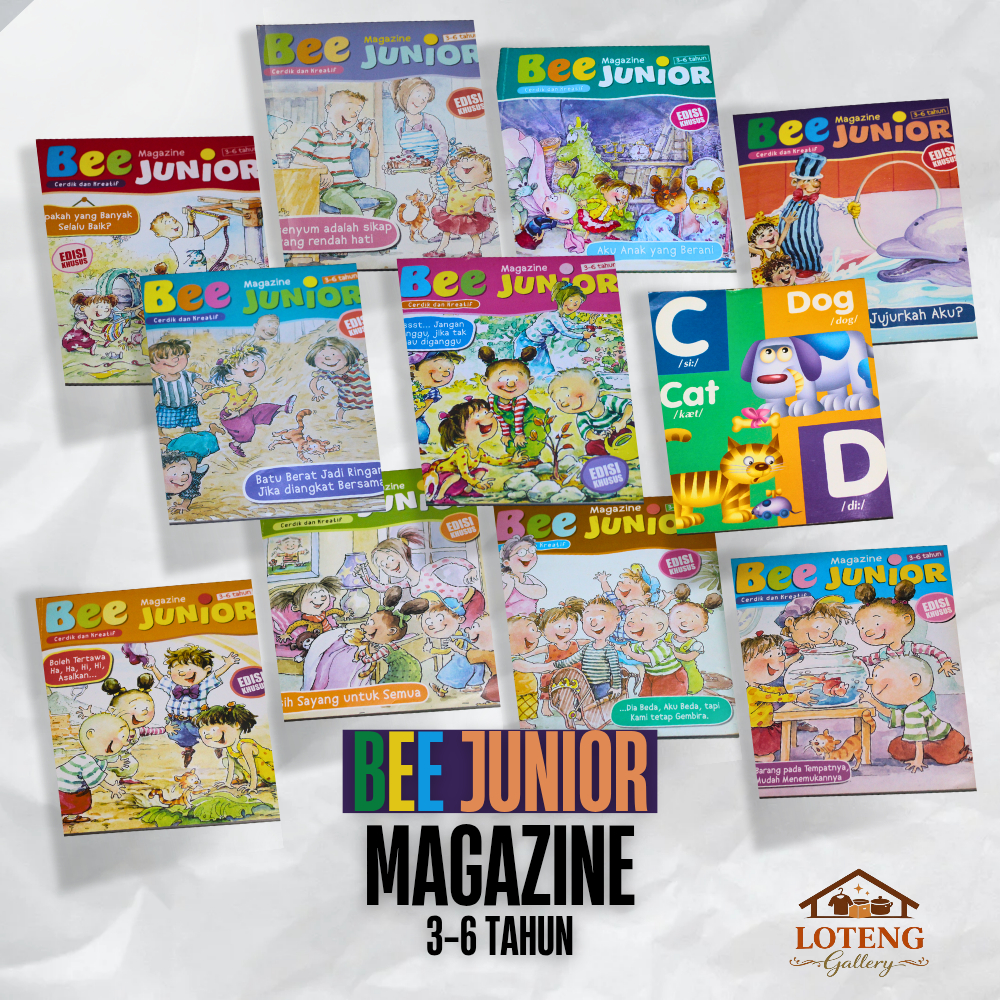 [PRELOVED MURAH ORIGINAL] KUMPULAN BUKU DONGENG / CERPEN ANAK BEE MAGAZINE JUNIOR | UMUR 3 – 6 TAHUN