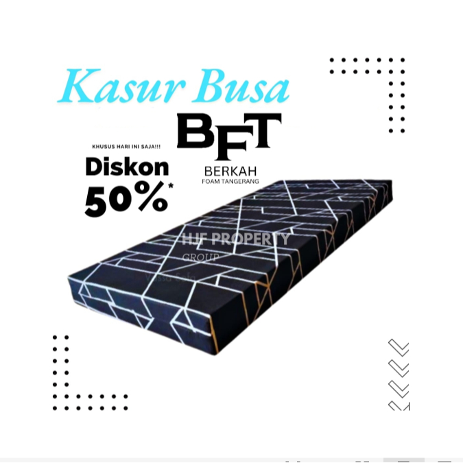 KASUR BUSA UKURAN 120X60X5