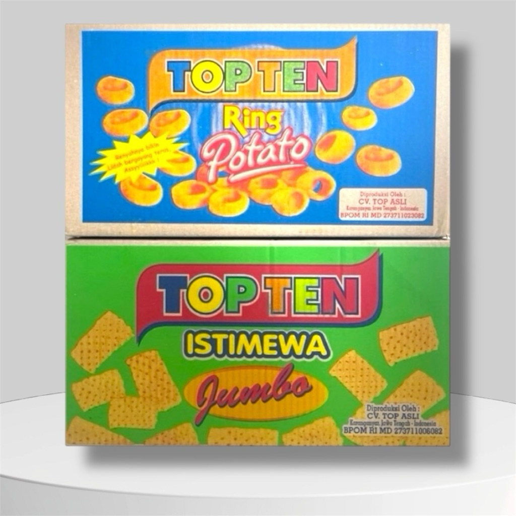 (1 DUS) CHIKI TOP TEN RING POTATO TOP TEN ISTIMEWA CIKI VIRAL JADUL / SNACK TOPTEN