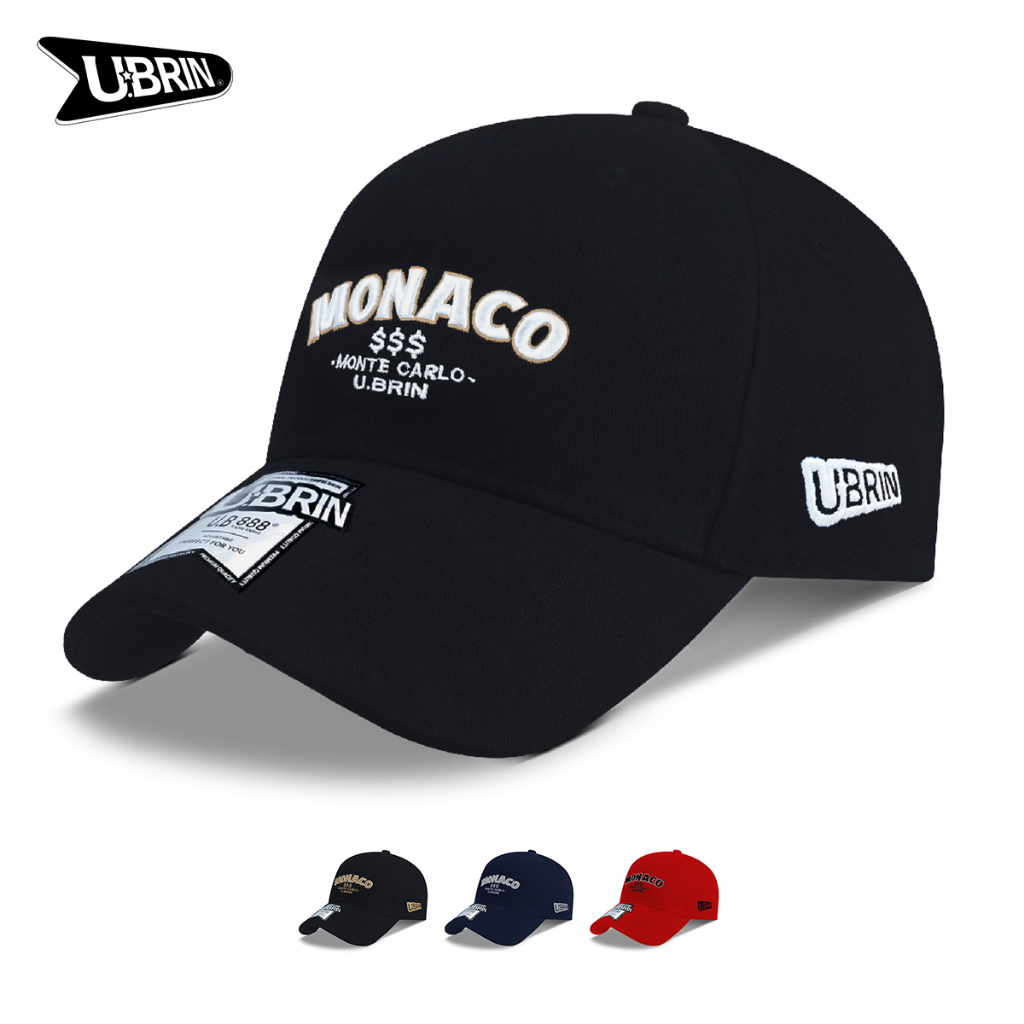 U.BRIN Topi Baseball UB8024 Original MONACO Retro UBRIN Hat Cap Casual Distro Fashion Dewasa
