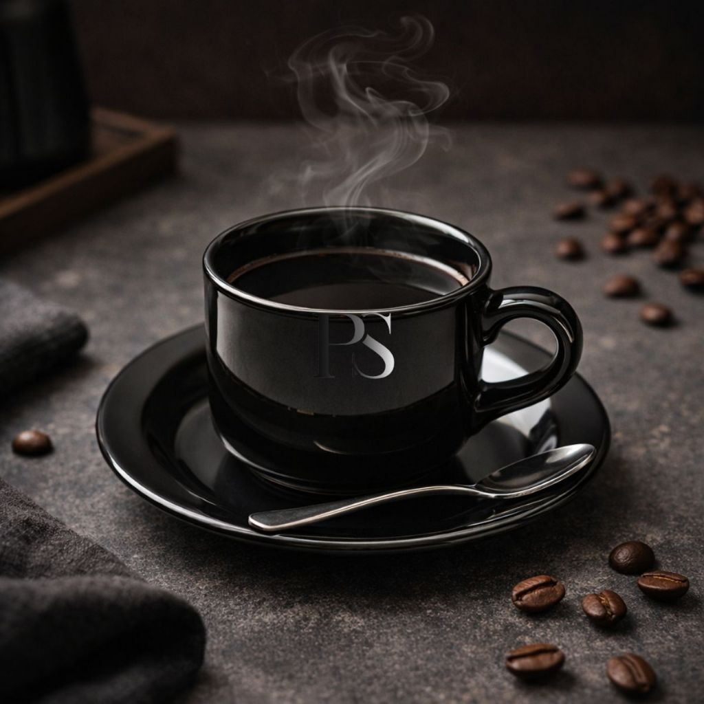 Cangkir Kopi Keramik 1 Set Pisin 225ml Aesthetic